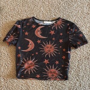Shear Celestial Print Shirt